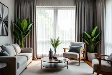 Szare zasłony do salonu: Kompletny przewodnik po elegancji i funkcjonalności